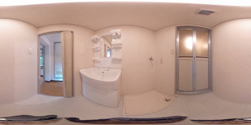 パノラマ画像洗面所