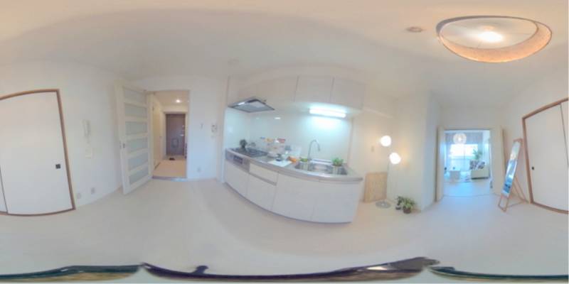 パノラマ画像キッチン