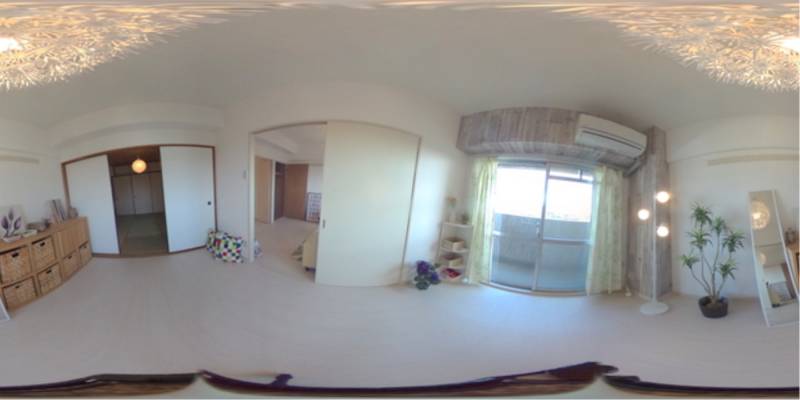 パノラマ画像洋室