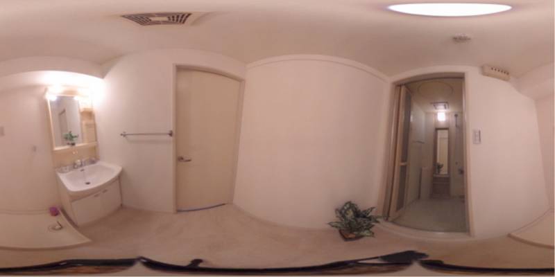 パノラマ画像洗面所