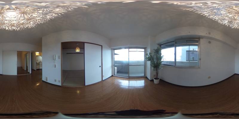 パノラマ画像リビング