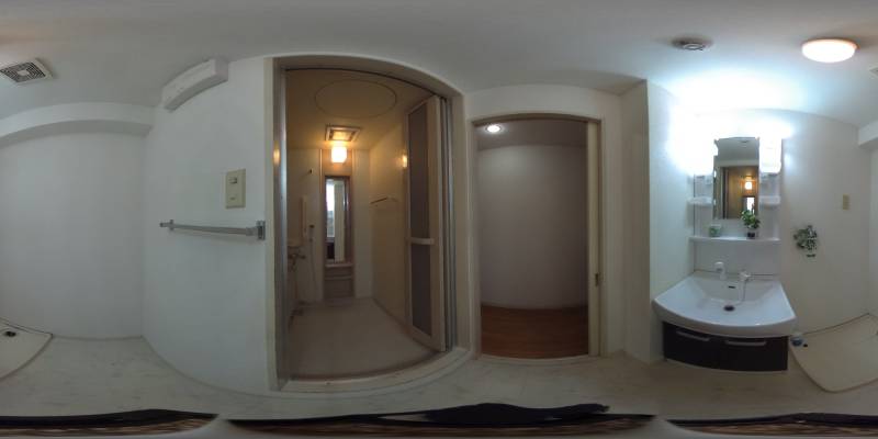 パノラマ画像洗面所