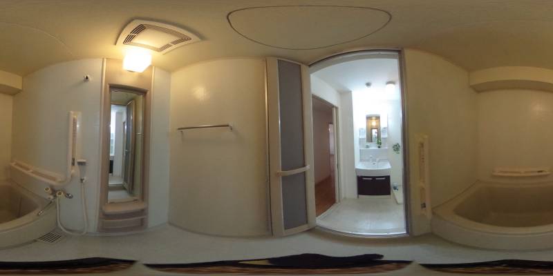 パノラマ画像バスルーム
