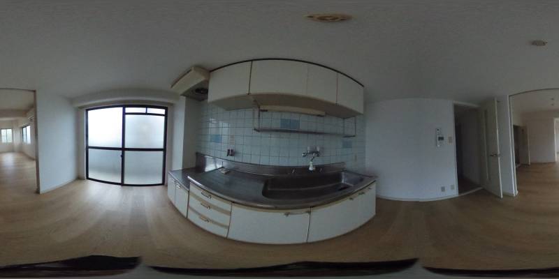 パノラマ画像キッチン