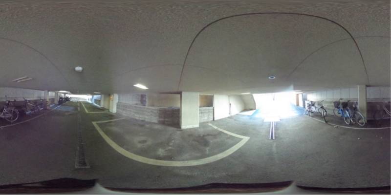 パノラマ画像駐車場
