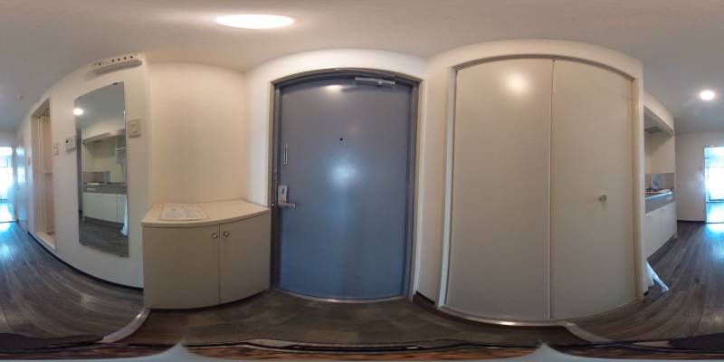 パノラマ画像寝室