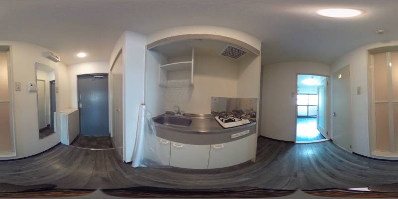 パノラマ画像キッチン