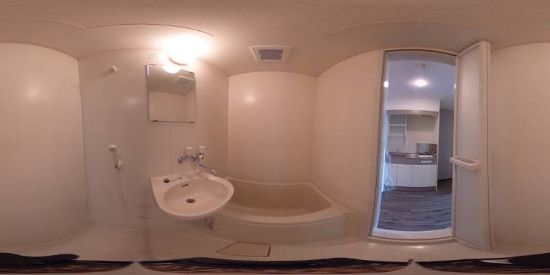 パノラマ画像バスルーム