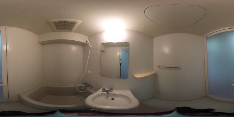 パノラマ画像バスルーム