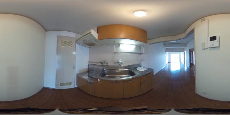 パノラマ画像キッチン