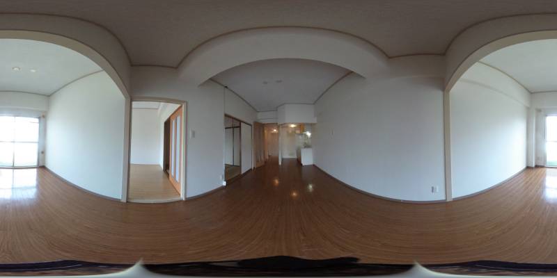 パノラマ画像リビング