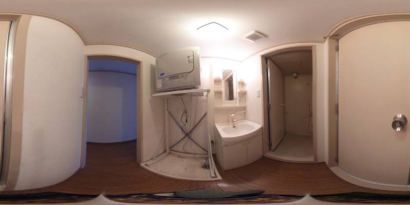 パノラマ画像洗面所