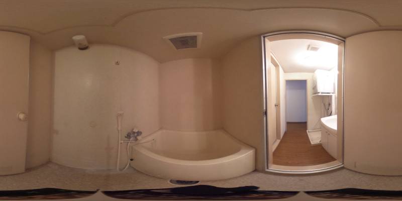 パノラマ画像バスルーム