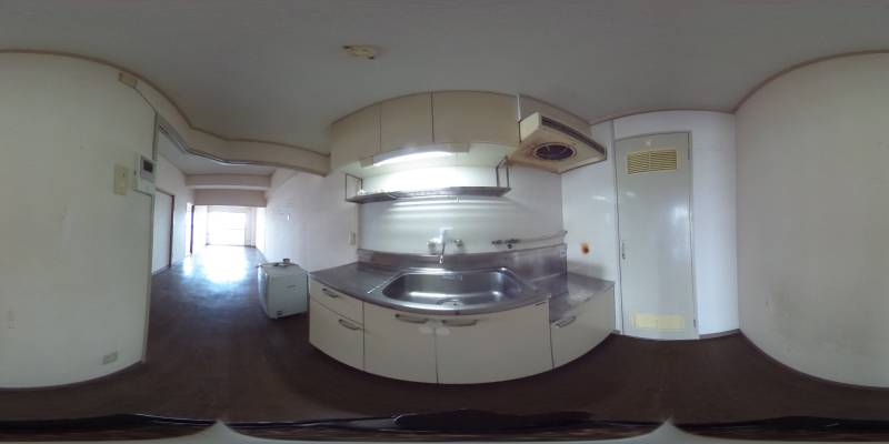 パノラマ画像キッチン