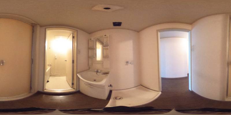 パノラマ画像洗面所