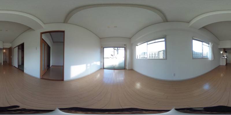 パノラマ画像リビング