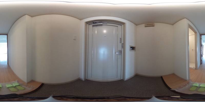 パノラマ画像玄関