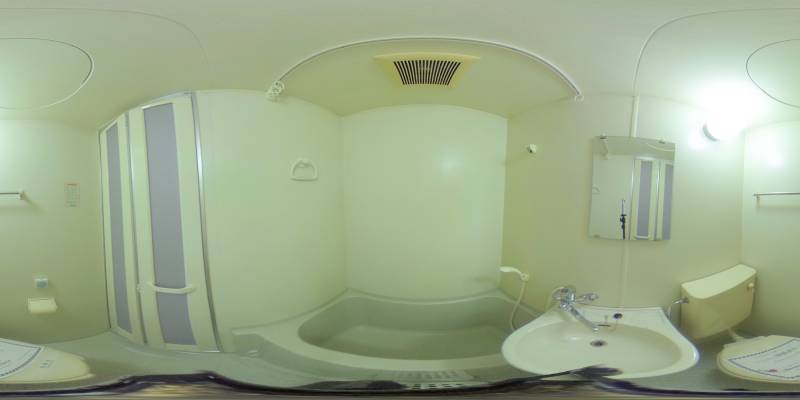 パノラマ画像バスルーム
