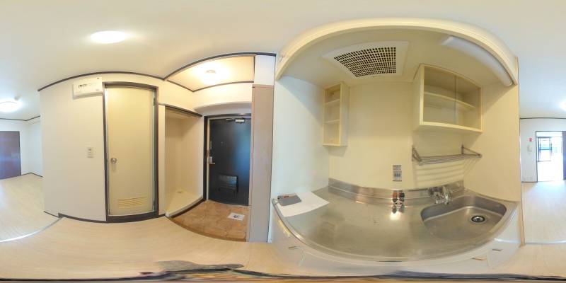 パノラマ画像キッチン