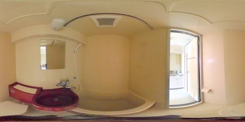 パノラマ画像バスルーム