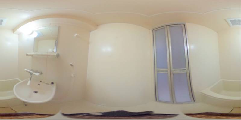 パノラマ画像バスルーム