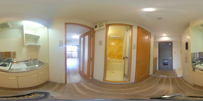 パノラマ画像キッチン