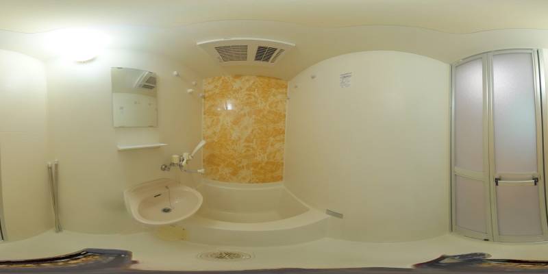 パノラマ画像バスルーム