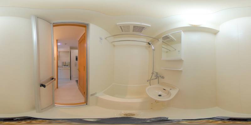 パノラマ画像バスルーム