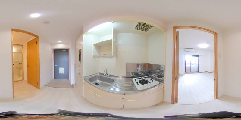 パノラマ画像キッチン