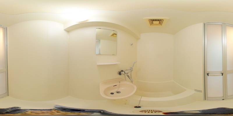 パノラマ画像バスルーム