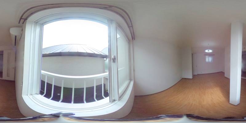 パノラマ画像バルコニー