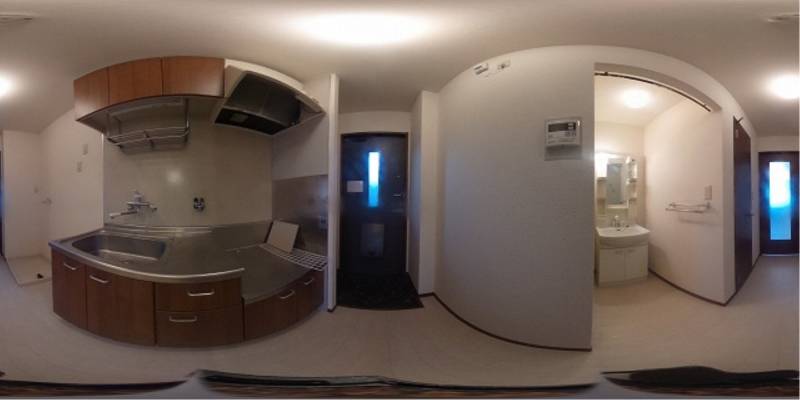 パノラマ画像キッチン