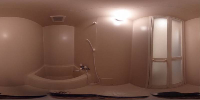 パノラマ画像バスルーム