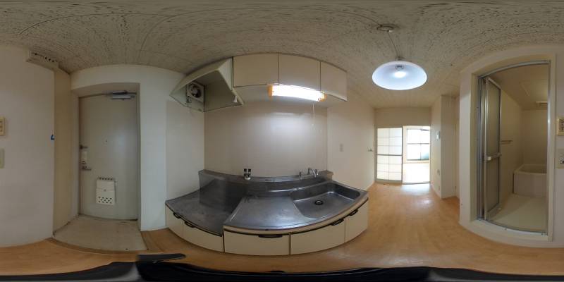 パノラマ画像キッチン