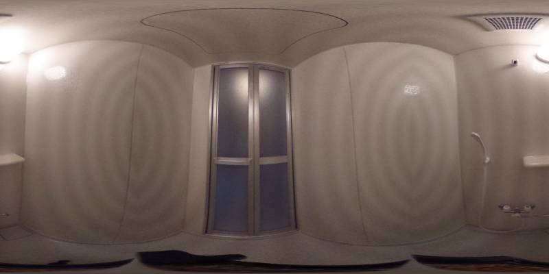 パノラマ画像バスルーム