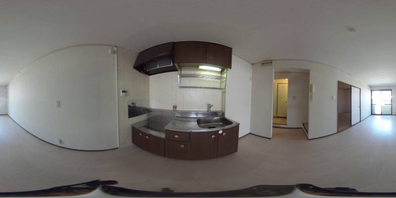 パノラマ画像キッチン