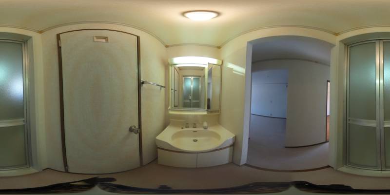 パノラマ画像バスルーム