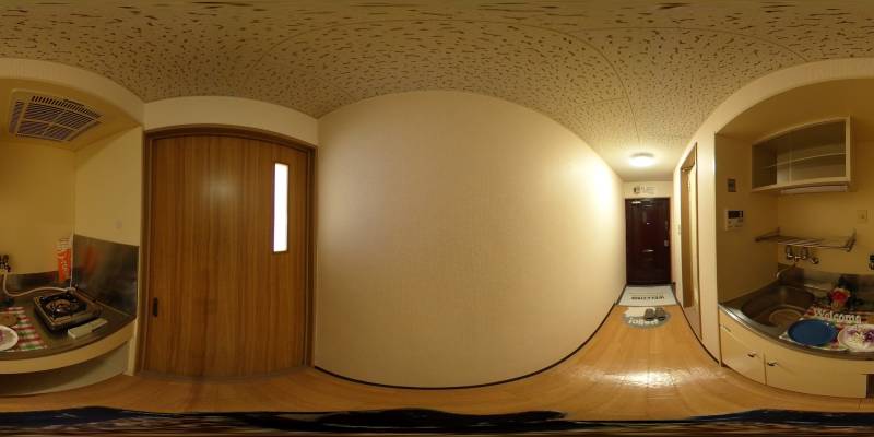 パノラマ画像キッチン