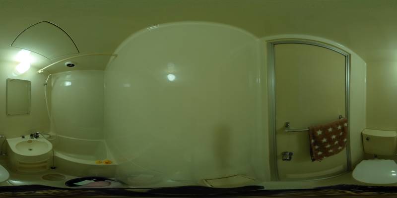 パノラマ画像バスルーム