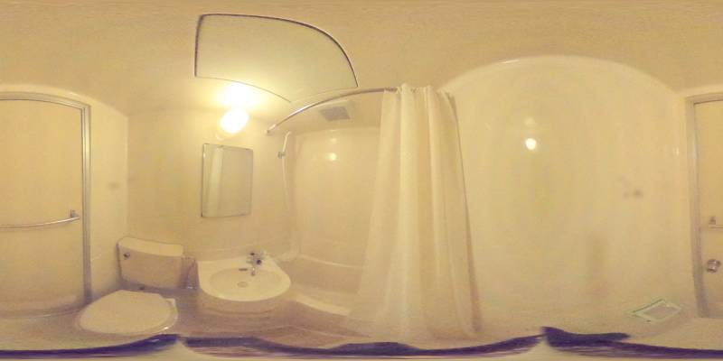 パノラマ画像バスルーム