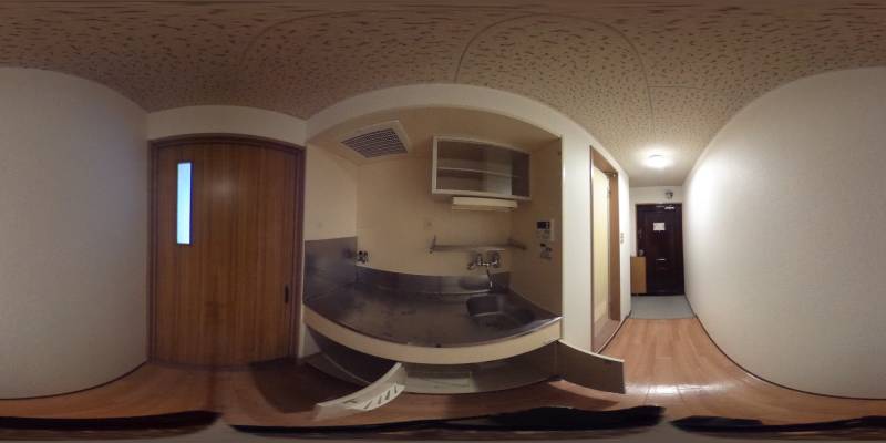 パノラマ画像キッチン