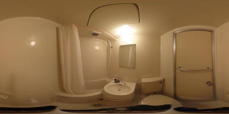 パノラマ画像バスルーム