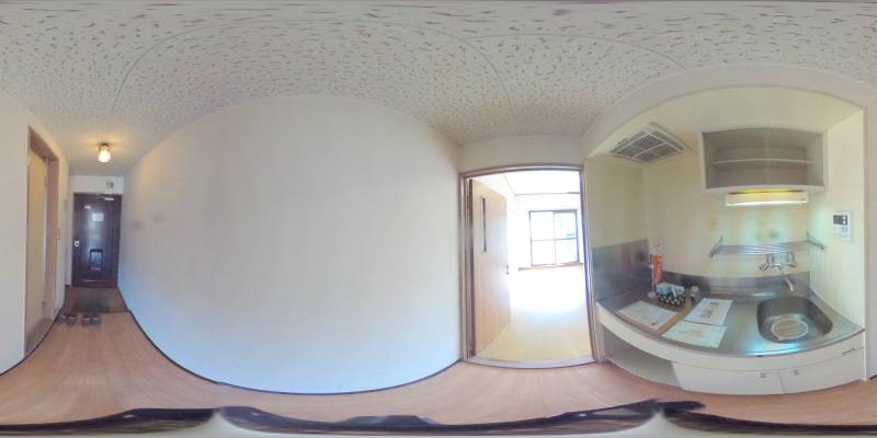 パノラマ画像キッチン