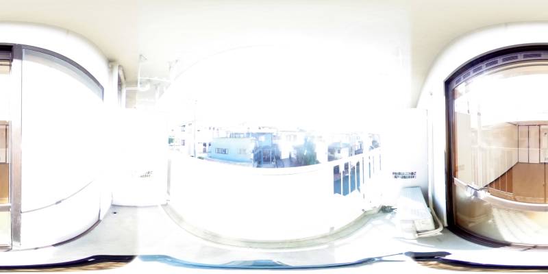 パノラマ画像バルコニー