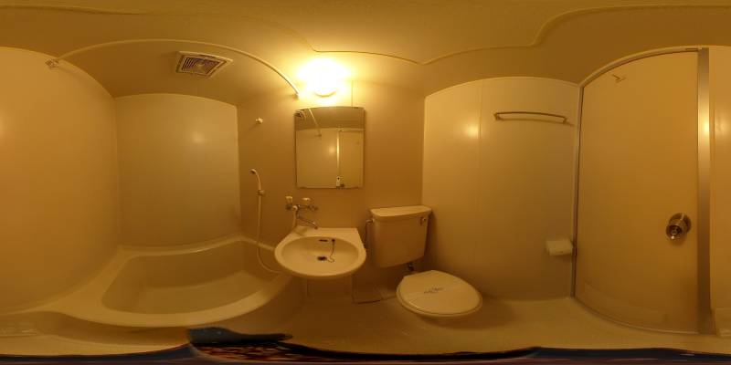 パノラマ画像バスルーム