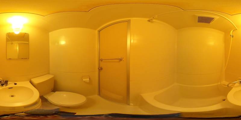 パノラマ画像バスルーム