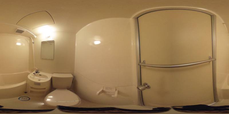 パノラマ画像バスルーム