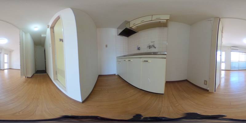 パノラマ画像キッチン