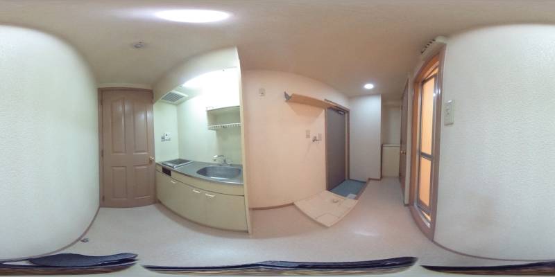 パノラマ画像キッチン