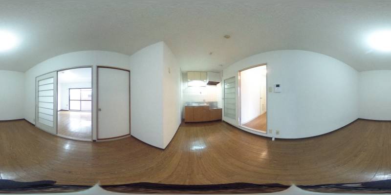 パノラマ画像リビング